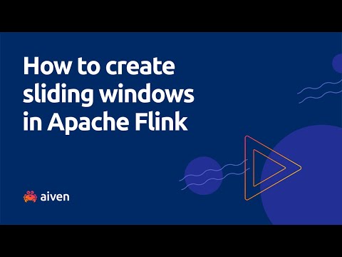 How to create sliding windows in Apache Flink