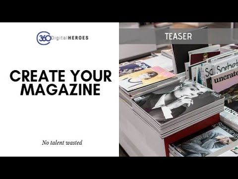 Create your magazine - Teaser