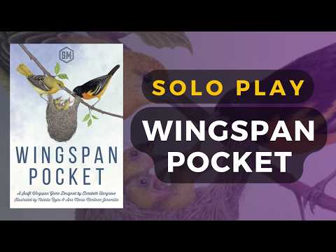 Wingspan Pocket Solo Gameplay Playthrough | DaniCha
