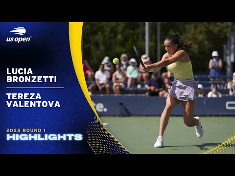 Lucia Bronzetti vs. Tereza Valentova Highlights | 2025 US Open Round 1