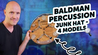 Video thumbnail for Baldman Percussion | Junk Hat OG | 2.0 | Big Mini | Mini Mini | Sound Demo by Drums Bonedo