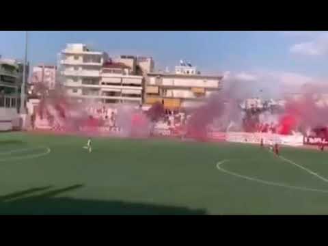 Proodeftiki - Ionikos 03.03.2019 Pyro Show Proodeftiki Fans at Home