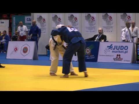 Judo Veterans EM 2012 Opole M4 73kg GamzatovRUS   PAGNIEZFRA