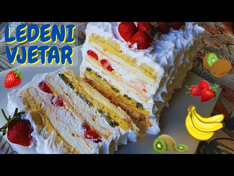 LEDENI VJETAR 🥝🍓🍌 - Oduševljena sam korama! Najbolji voćni recept!😋