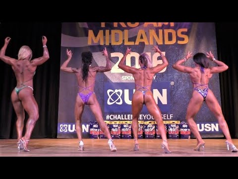 NABBA Midlands 2016 - Miss Athletic Figure Comparisons