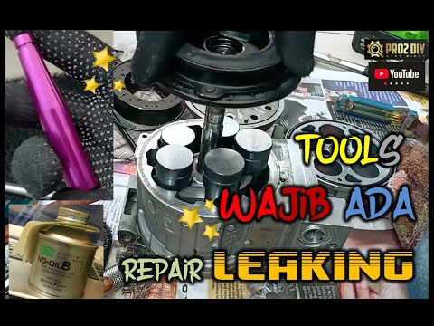 How To Step by Step AC Compressor Front Seal Replacement/Reseal/Shaft Seal