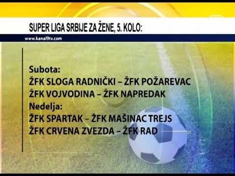 TV KANAL9, NOVI SAD: 5. kolo SLS za žene tokom vikenda