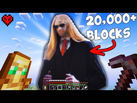 Insane! Building JEB in Minecraft Hard Mode