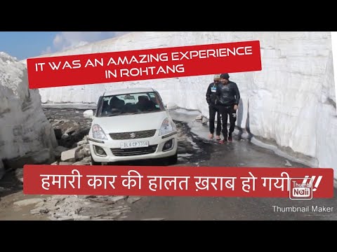 Manali to rohtang pass by road full video || Leh Ladakh - Episode - 1