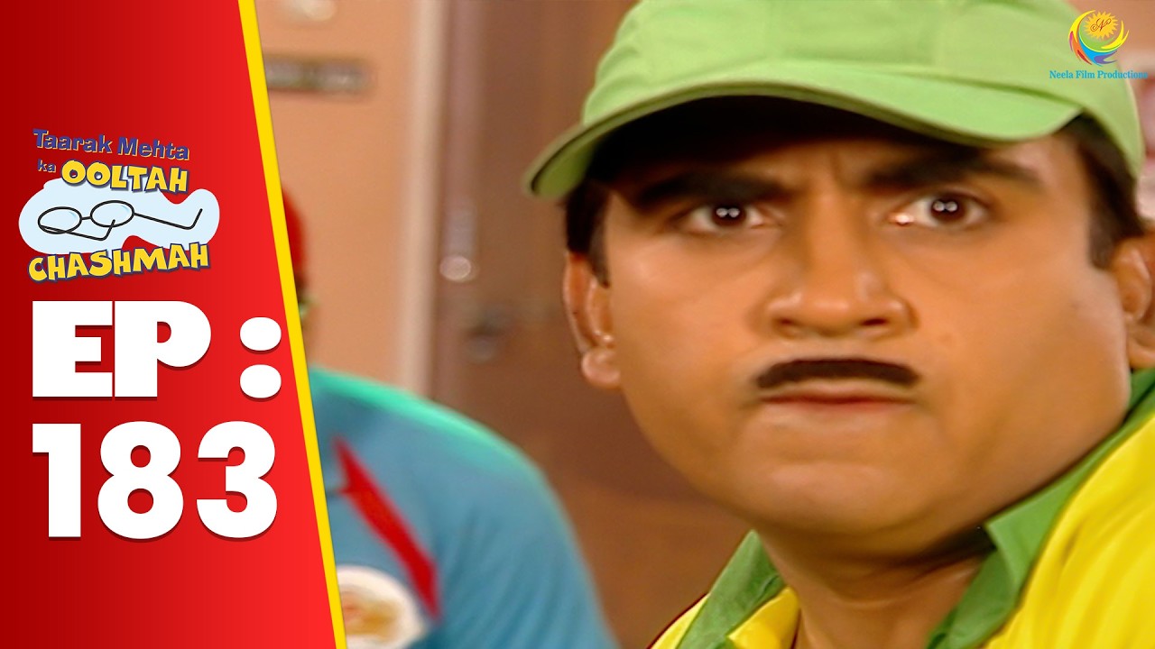 SE 01 EP 183 -  Kya Jethalal Maar Payega Last Ball Pe Six ! | Taarak Mehta Ka Ooltah hashmah