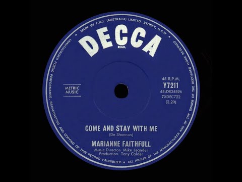 Come And Stay With Me – Marianne Faithfull – 1965 (Stereo)