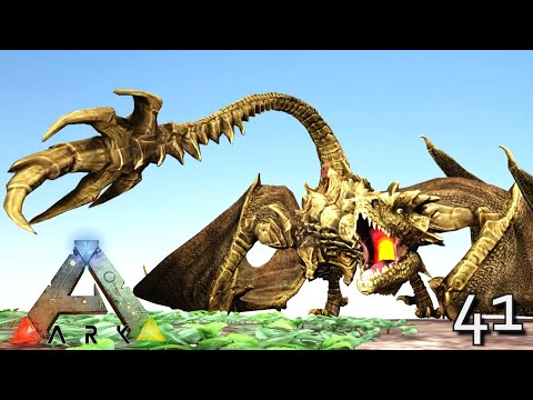 DRAGON KING SMOK GOD OF THE SKY !!! ARK: SURVIVAL EVOLVED GENOMES MEGA MONSTER MODDED E41