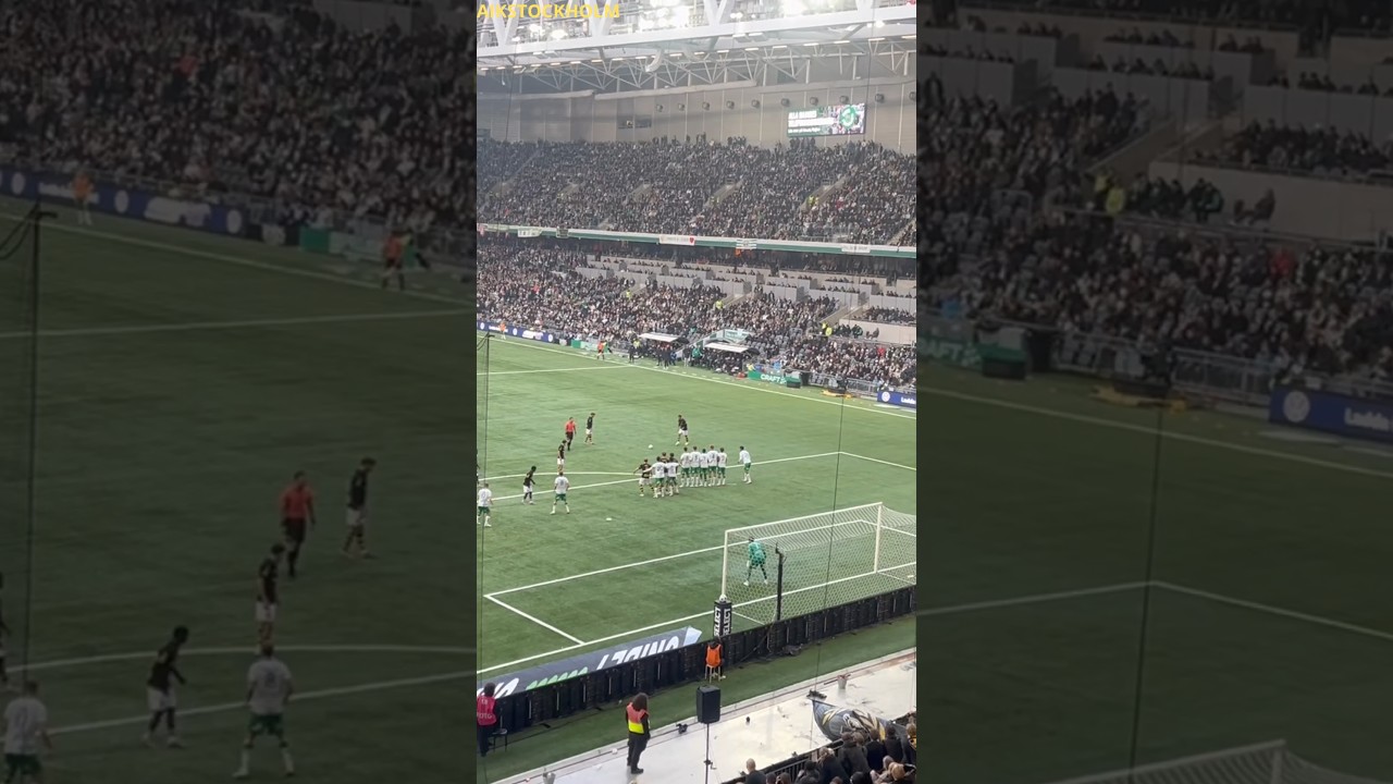 Csongvai frisparksmål mot Hammarby #aik #allsvenskan #football #ultras #allsvenskan