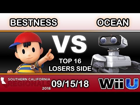 SCR 2018 - AR | BestNess (Ness) Vs. OCEAN (ROB) Top 16 Losers - Smash 4