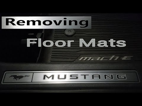 How to Easily Remove Floor Mats? |2 Ways Shown on Mustang Mach-E