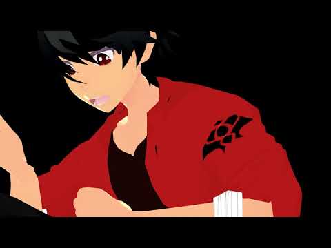 mmd aron werewolf and boris lady gaga poker face