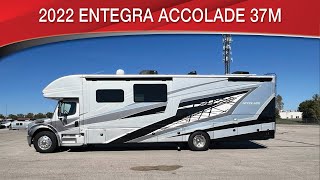 A preview image of the linked video showcasing 2022 Entegra Accolade 37M