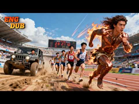 The scorned tribe wildman Outruns an Off-Road Vehicle Barefoot and Wins the Championship!  #movie