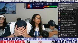 2020 REGULAR SEASON WEEK 5 ✭ REACTION ✭ New York Giants @ Dallas Cowboys *Play-By-Play Watch Party!* video