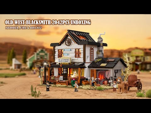 Vidéo Lumibricks The Old West 14011 : Forgeron du vieil Ouest