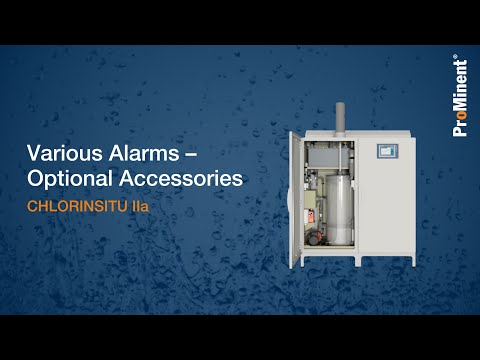 Various Alarms – Optional Accessories | CHLORINSITU IIa