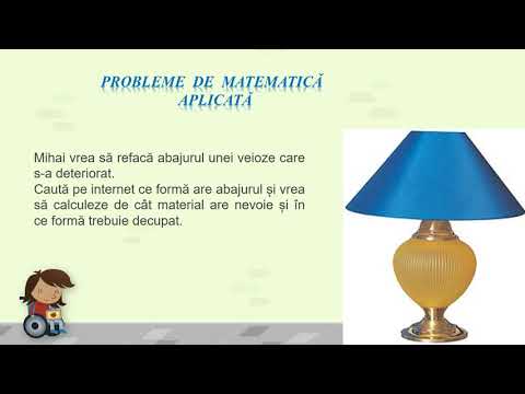 Probleme de matematică aplicată: Abajurul