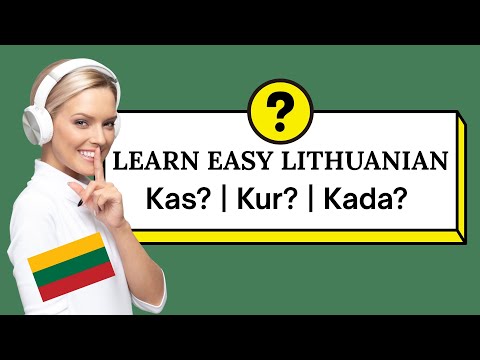 Learn Lithuanian Fast 🇱🇹 | Easy Question Words & Phrases for Beginners