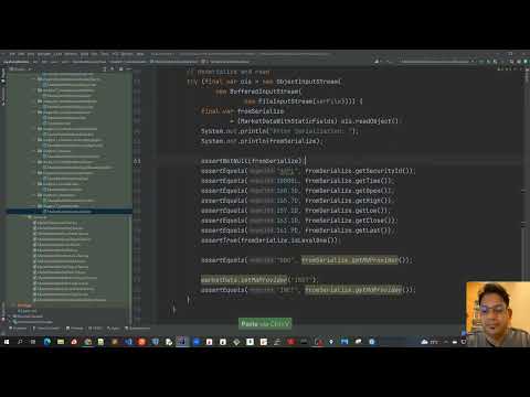 43 Java Serialization Using Externalizable Unit Test Code Demo
