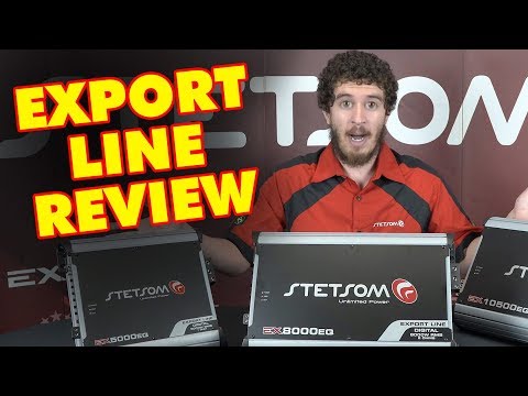 BRAZILIAN POWER STETSOM MONOBLOCK AMPS - 1 CHANNEL - EXPORT LINE AMPLIFIERS FULL RANGE Amps