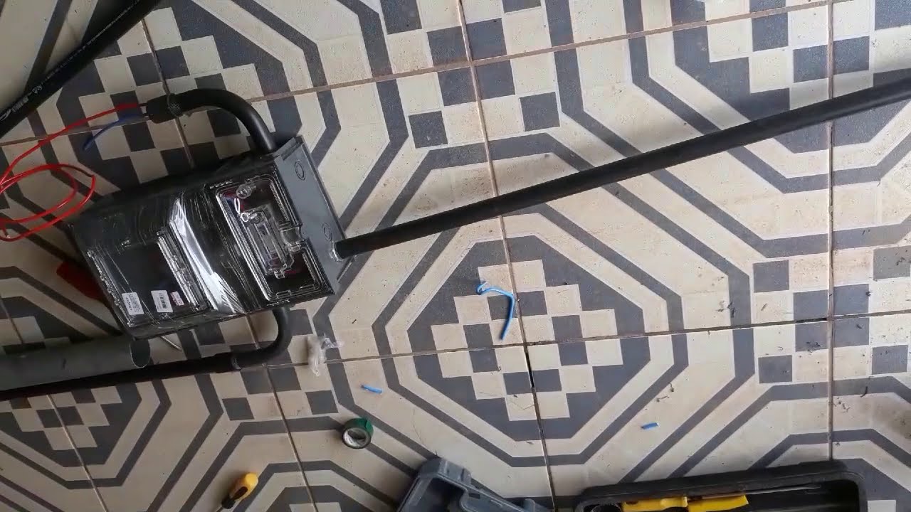 Continuação como montar um padrão de entrada monofásico Coelba modelo novo - vídeo 02