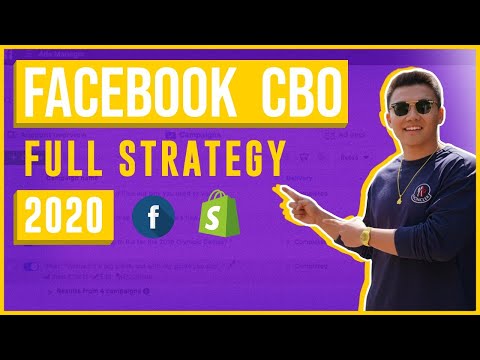 2020 Facebook Ads Full CBO Tutorial | Shopify Dropshipping