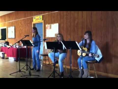 Samara, Amanda & Michelle leading worship to a cover of Fly