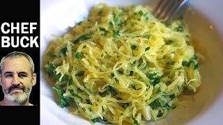 Best Spaghetti Squash Recipe -simple low fat low carb dish