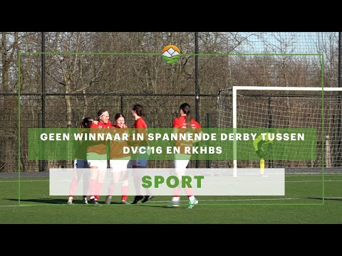 Geen winnaar in spannende derby tussen DVC'16 en RKHBS
