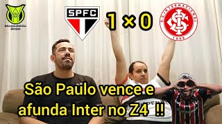 React Reações São Paulo 1 x 0 Internacional  / Família Rivalidade.