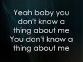 Kelly Clarkson - Mr. Know it All - Lyrics