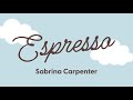 Espresso By Sabrina Carpenter Kinetic Typography Animation