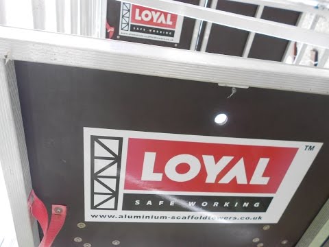 Loyal Super DIY 7 Aluminium Scaffold Tower (Part 1) I'm not trying to sell you one!  Buyers review.