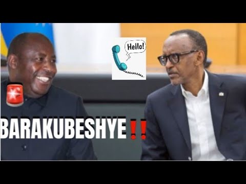 Ikiganiro cya Perezida Kagame na Perezida Ndayishimiye kuri phone| Ntabwo nsinzira bahora batelefon