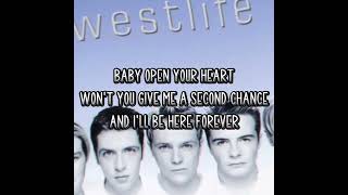 Westlife - Open Your Heart (Lyrics)