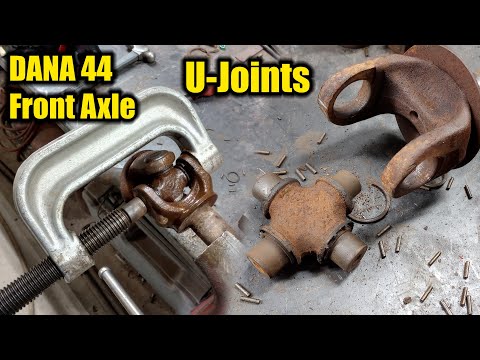 80 Chevy Silverado Dana 44 Front Axle U Joints Remove & Install