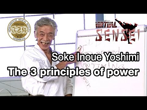 Soke Inoue Yoshimi - The 3 principles of power in Karate - Seminar Italy 2013