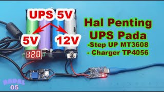 Download lagu Charger TP4056 and Step up MT3608 what's the secret to 5V-12V UPS mp3