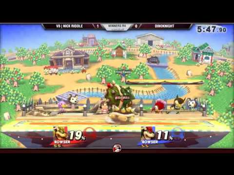 VS Weekly 6/2/16 - Winners R4 - NickRiddle (ZSS/Bowser) vs. DinoKnight (Bowser) - Smash 4