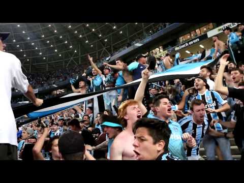 "Ã‰s o campeão Mundial!" Barra: Geral do Grêmio &bull; Club: Grêmio