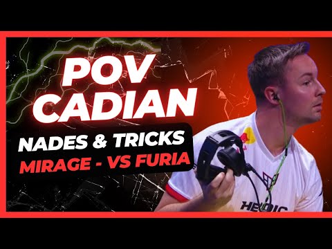 POV CADIAN - Nades & Tricks on Mirage vs FURIA