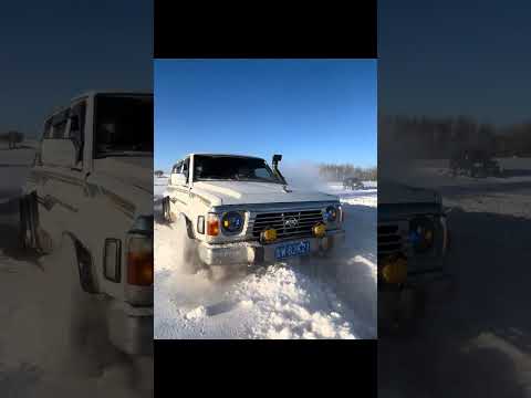 Nissan Patrol Y60 Hardcore in Snow