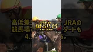 なぜ皐月賞はスタート直後に2.2mの急坂を上るのか 中山芝2000m #Shorts