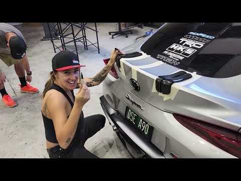 Installing APR Wing and Verus Canards on the Supra!