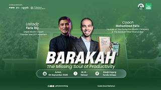 Download lagu [PARIS] Coach Mohammed Faris - BARAKAH: The Missing Soul of Productivity mp3